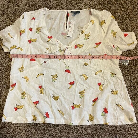 ModCloth Pack a Picnic Tie-Front Top, linen blend - Picture 15 of 16